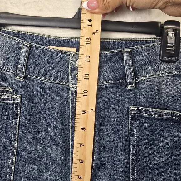 Anthropologie Blue Cropped Jeans - Picture 7 of 14